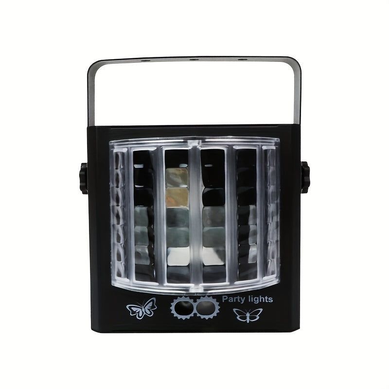 1PCUSB Luces Estroboscópicas Portátiles con Control Remoto y Activación de Sonido, Iluminación RGB para Fiestas en Interiores, Decoración para Baños, Karaoke, Salas de Baile, Cumpleaños, Día del Padre, Día de la Madre, Día de los Inocentes y Diwali, Sumi