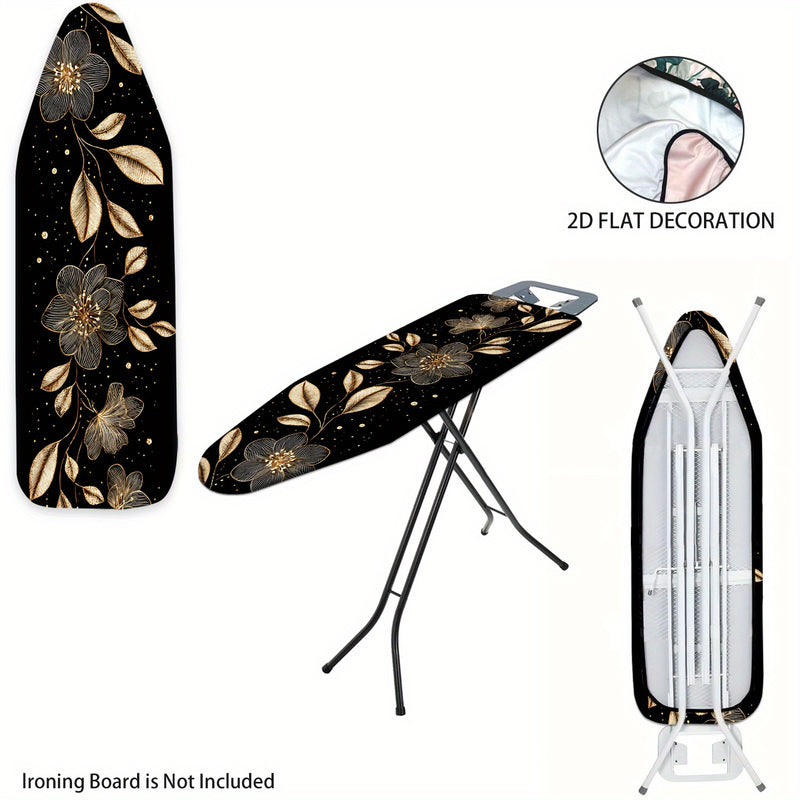 2D Plano, Funda de Tablero de Planchar 2D Plano, Funda de Polvo de Tablero de Planchar Lavable, Fácil de Instalar, Se Ajusta a la Mayoría de los Tamaños Estándar de Tablero de Planchar, Accesorios de Planchar, Decoración del Hogar de Verano y Otoño (Sin