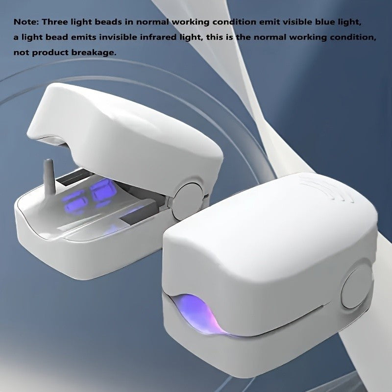 Lámpara de uñas creativa, instrumento de uñas | Dispositivo de luz de uñas mini portátil, carga USB, diseño de moda blanco, simple y práctico, adecuado para viajes diarios - Regalo perfecto para Navidad, Pascua, Año Nuevo