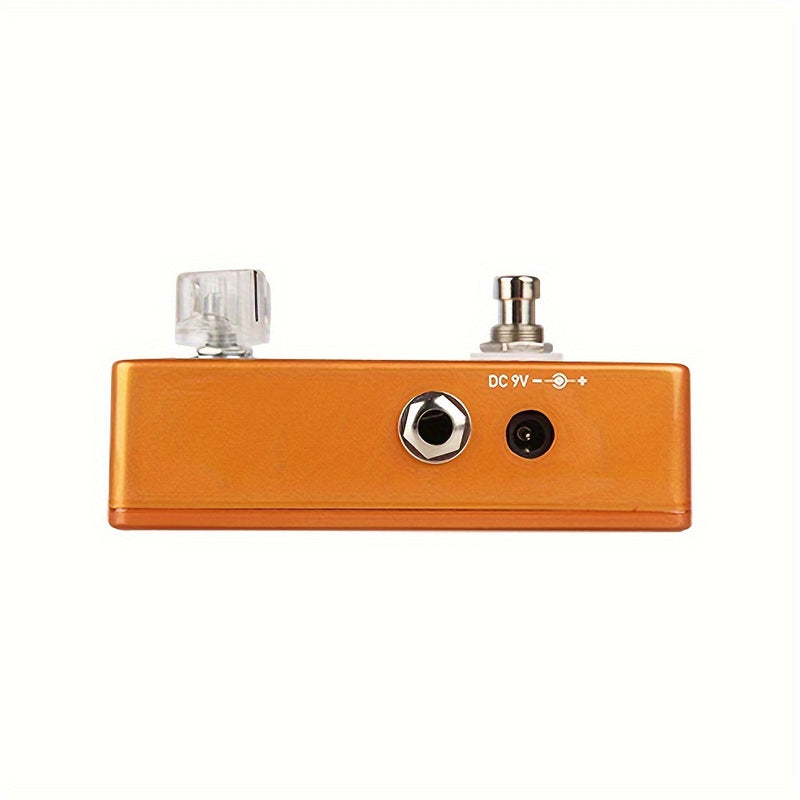 Pedal de Guitarra GOKKO ANGEL CHORUS GK-23 - Efectos de Coro Analógicos Clásicos con Control de 2 Perillas (Velocidad y Profundidad), Acabado Vibrante Naranja-Rojo, Cuerpo de Aluminio Ligero - Perfecto para Tonos Limpios a Alta Ganancia, Configuraciones