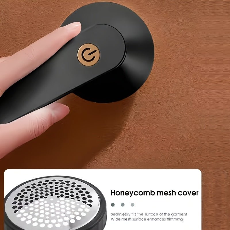 Rasuradora de tela portátil recargable por USB, compacta, para suéteres, ropa de lana y más