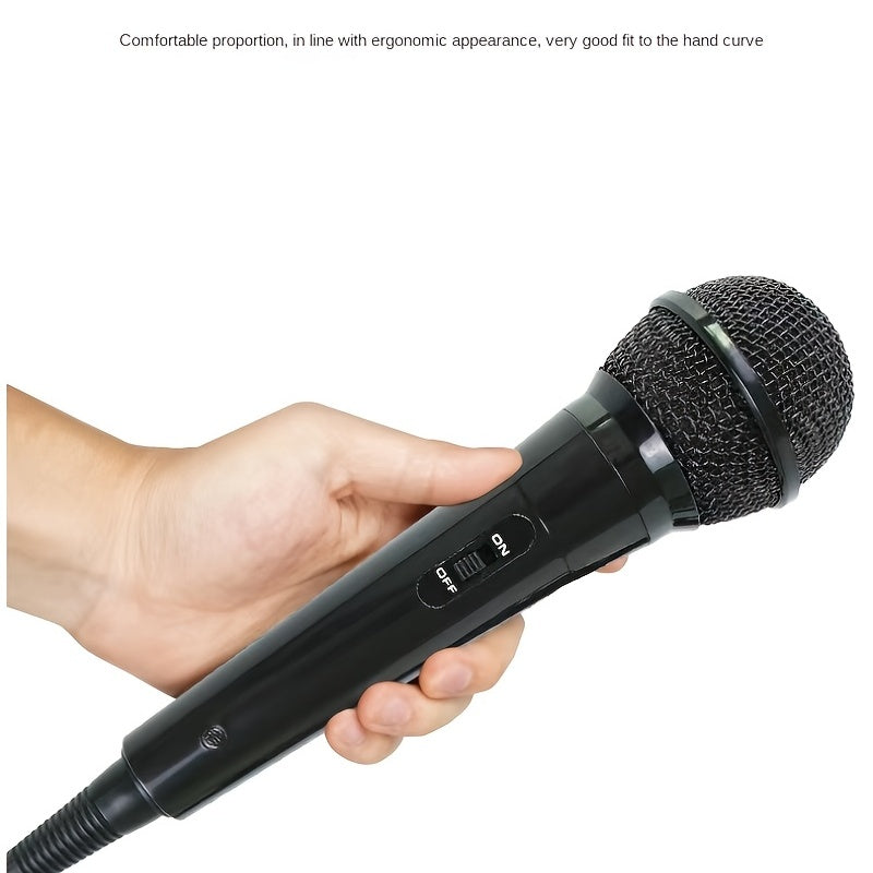 Micrófono dinámico con cable, altavoz con carro para karaoke, micrófono de mano para cantar y grabar, Eid Al-Adha Mubarak