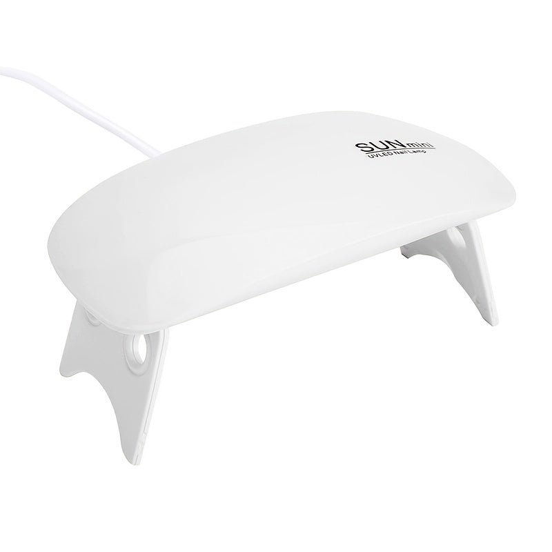 Lámpara LED compacta para uñas con micro USB, 3 luces LED, ideal para esmalte en gel, manicura y arte en uñas