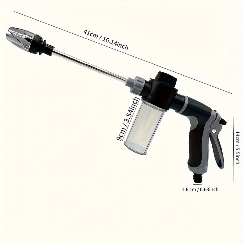 Lavadora de alta presión Lightning | Pistola de agua portátil, fuerza de pulverización 2x más fuerte, fácil de usar para mujeres/ancianos, mango antideslizante, ideal para lavado de autos y riego de plantas, herramienta de riego de plantas | Mango ergonó