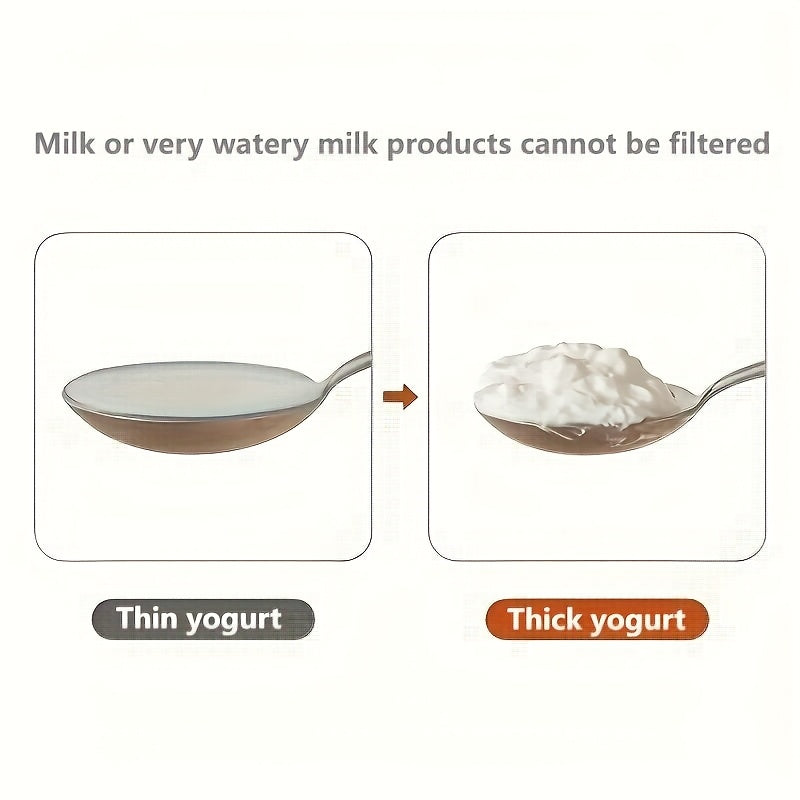 Kit para Hacer Yoghur de Enfriamiento Lento (1 pieza) - Separador de Siero para Yoghur Griego, Kit para Hacer Yoghur Griego Casero