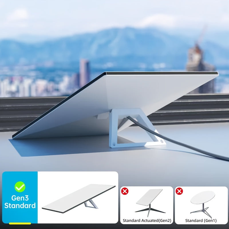 Adecuado para el router Starlink V3/Gen3, cable de extensión Star Chain, cable RJ45 impermeable, velocidad de transmisión de 1200 Mbps, se conecta a computadoras, longitud de reemplazo de 5 m o 10 m.