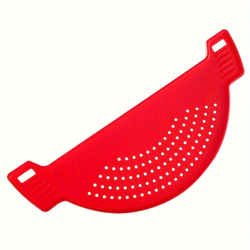 1pc Colador de Cocina de Plástico Duradero para Olla - Azul Vibrante, Cesta para Verduras y Frutas de Fácil Drenaje con Malla Fina, Perfecto para Cocinar en Casa y Hornear