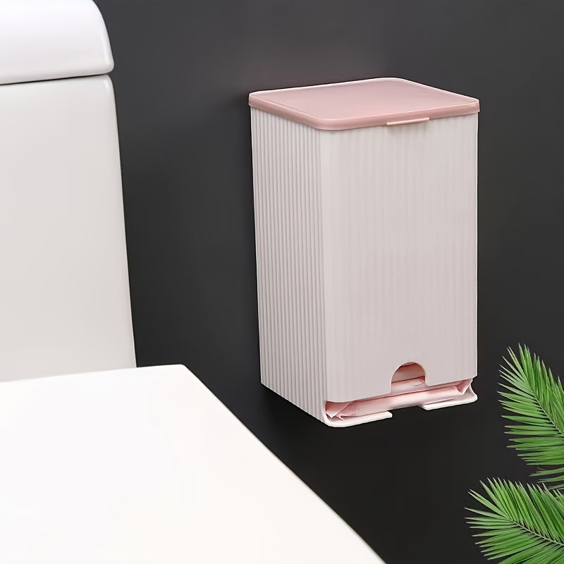 Porta pañuelos perforado, caja de almacenamiento para toallas sanitarias montada en la pared, caja de almacenamiento para baño, organizador para guardar artículos del hogar, ideal para organizar y almacenar en el baño, dormitorio, cocina y oficina