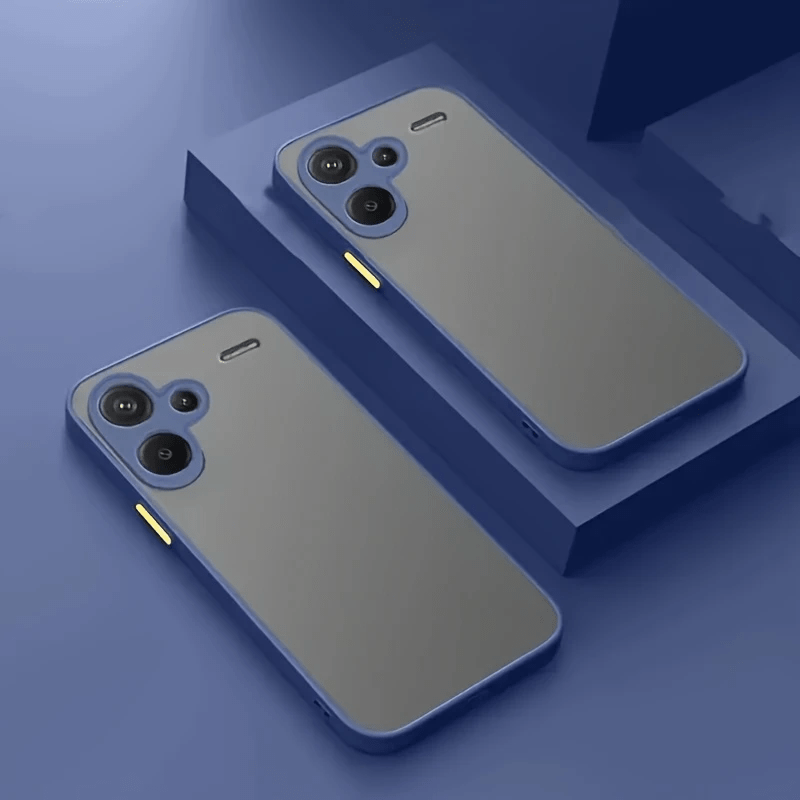 Redmi Note 13 Pro Plus con Material Antigolpes - Parachoques de TPU, Cubierta Transparente de PC Duro, Bordes Elevados, Excelente Efecto de Absorción de Impactos