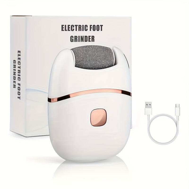 1pc Removedor de Pies Eléctrico, 5 Cabezales Intercambiables, Carga USB, Adecuado para Adultos, Herramienta de Pedicura para el Hogar y Viaje y Regalo Perfecto