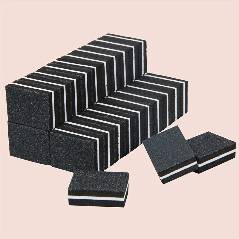 Limas de Uñas (Paquete de 20/40/80), Bloque Mini Limador para Uñas Acrílicas y Naturales, Set de Bloques de Pulido con Grano 100/180 para Manicura Profesional