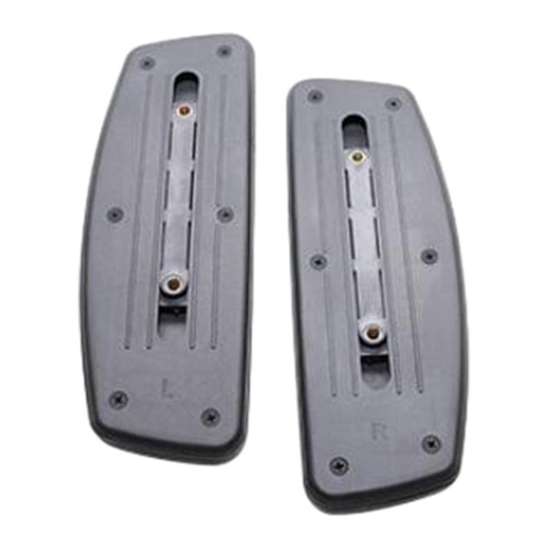 Par de reposabrazos de repuesto para silla de oficina, plástico duradero antideslizante, ajuste universal, negro, sin necesidad de montaje para silla de oficina.