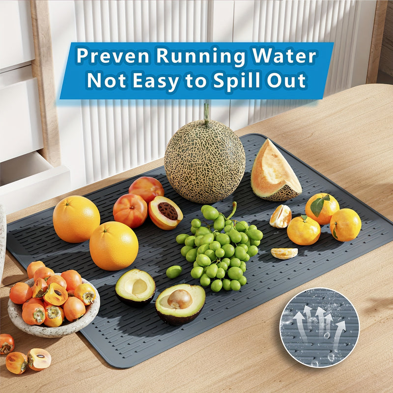Protector de estufa de silicona, 71,12 x 50,8 cm, grande, antideslizante, resistente al calor, cubierta para encimera de cocina, almohadilla plana para campana extractora de vidrio para estufa eléctrica, kit de repuesto decorativo