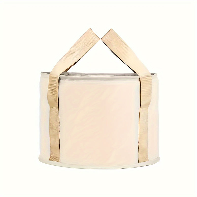 Tina para pies plegable y portátil, sin perfume, baño de pies plegable no eléctrico, asas reforzadas, diseño fácil de verter y colgar, no requiere batería, para spa en casa y cuidado de la belleza.