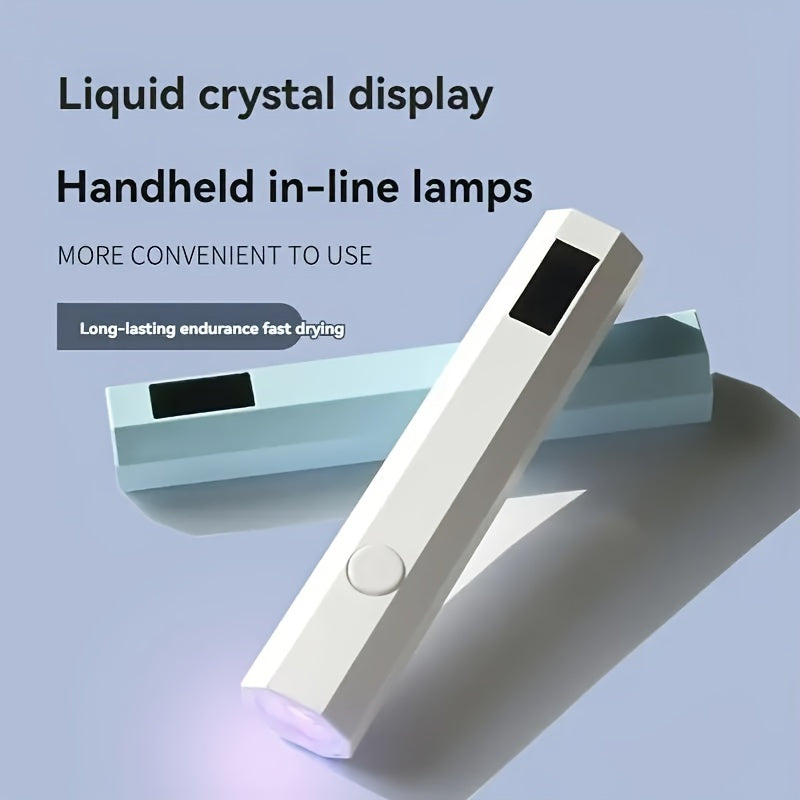 Secador de Uñas LED USB Compacto - Curado Rápido de Esmalte en Gel, Herramienta de Manicura Portátil y Eficiente en Energía para Uso en Casa y Salón
