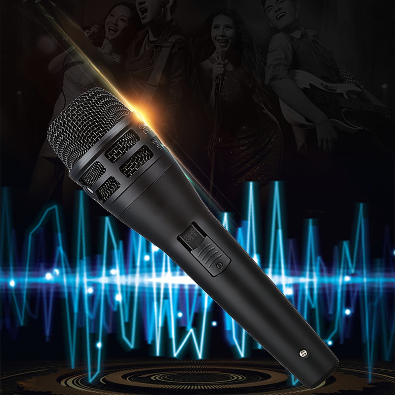 Microfono Dinámico KSM8 con Cable de Calidad Profesional Multifuncional para Karaoke, Presentaciones en Vivo y Grabación