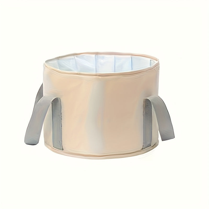 Baño de Pies Portátil y Plegable con Burbujas Cálidas - Aislamiento Grueso de 5 Capas, Mango Ergonómico, Sin Necesidad de Electricidad, No Tóxico & Libre de Formaldehído para Hogar, Residencia Estudiantil, Relajación en Viajes, Spa de Pies, Accesorio Ele