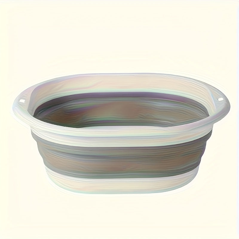 Fregadero de silicona plegable y portátil - Gran capacidad, duradero y ligero para cocina, camping, RV, baño de mascotas y pies - Diseño que ahorra espacio, fácil de almacenar y limpiar, uso en todas las estaciones, solución para fregadero de cocina, alt
