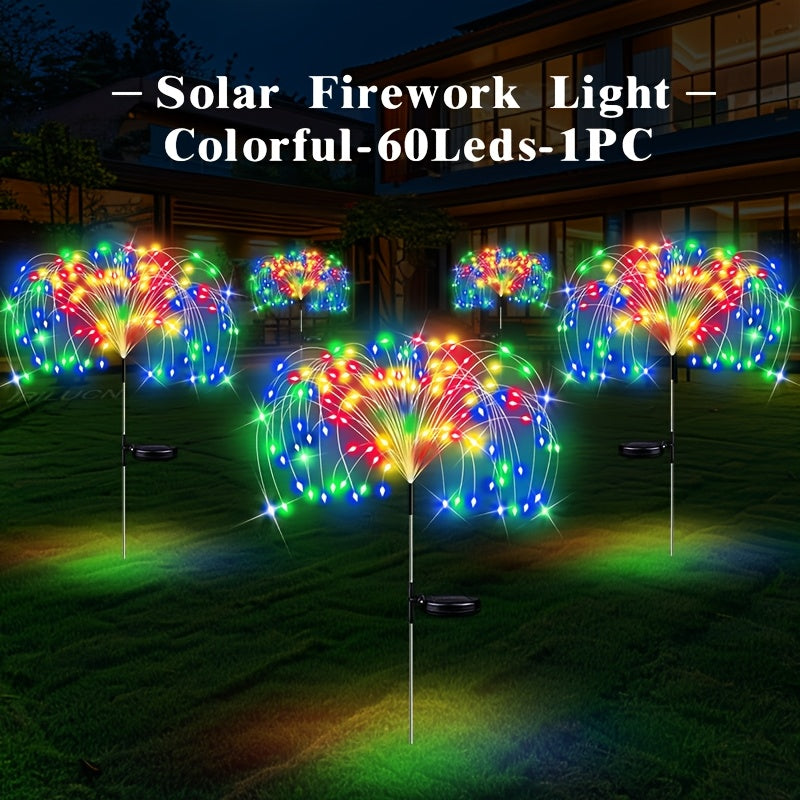 Luces solares para jardín, IP65 de alta calidad y resistentes a la lluvia, 8 modos de iluminación ajustables, adecuadas para caminos, patios traseros, jardines, decoraciones de fiestas navideñas, luces decorativas de tierra DIY.