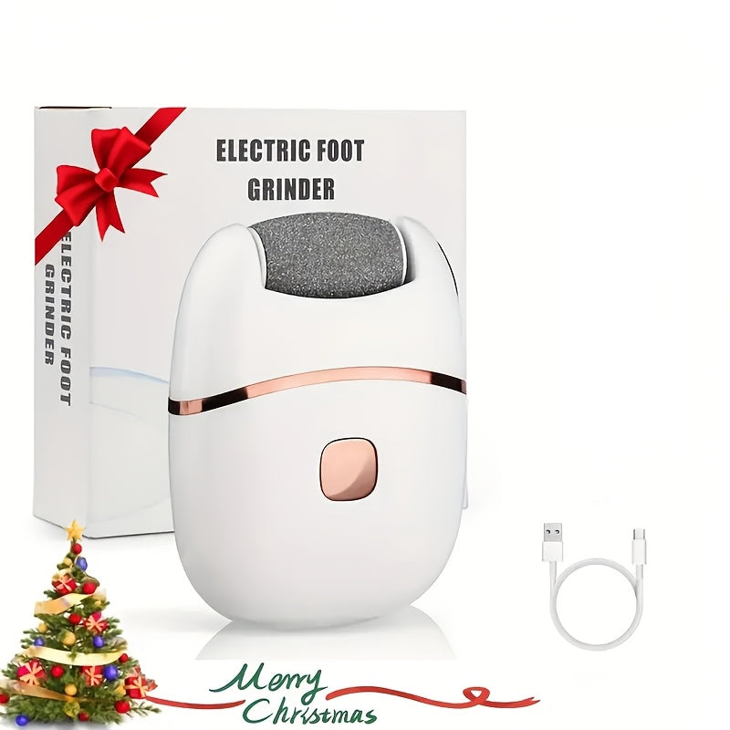 1pc Limpiador Eléctrico de Pies y Eliminador - Lima para Uñas con Cabezal Reemplazable, Alimentado por USB, para Pies Gruesos, Dedos de los Pies y Manos - Sin Cable, Batería de Litio, Afeitadora Compacta para Hogar/Viaje - Ideal para Atletas, Diabéticos,