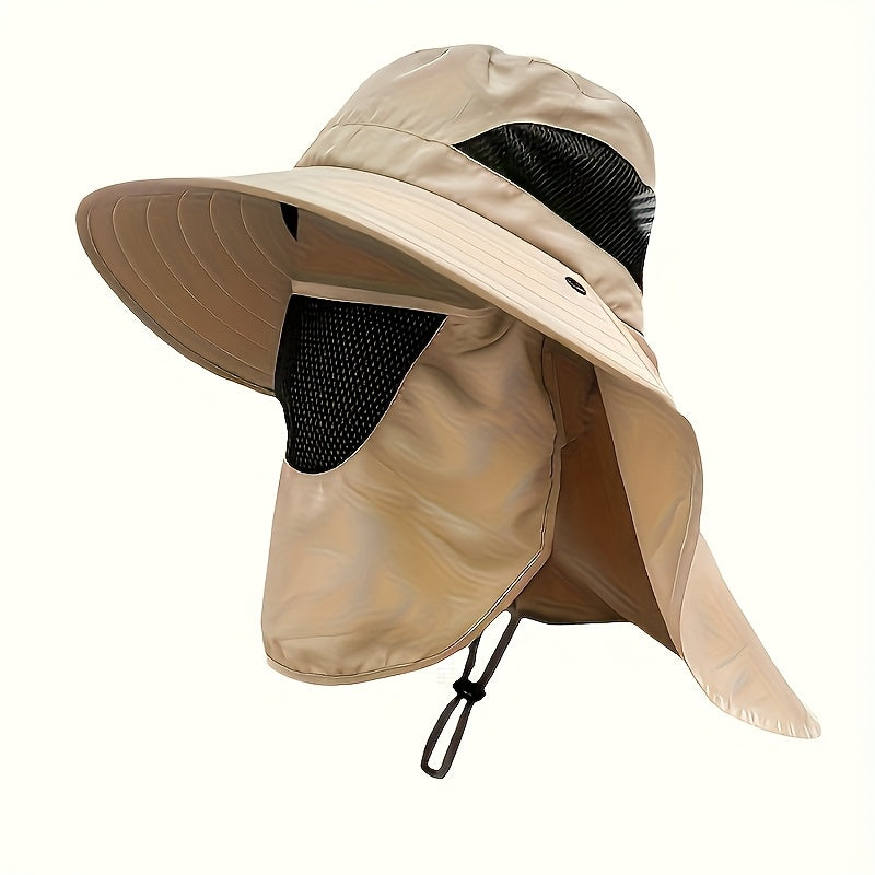 Sombrero Multifunción para Hombre al Aire Libre, un accesorio elegante diseñado para aventureros. Combina el estilo clásico de una gorra con tecnología de secado rápido y avanzada, siendo tu compañero ideal en cada viaje: desde momentos tranquilos de pes