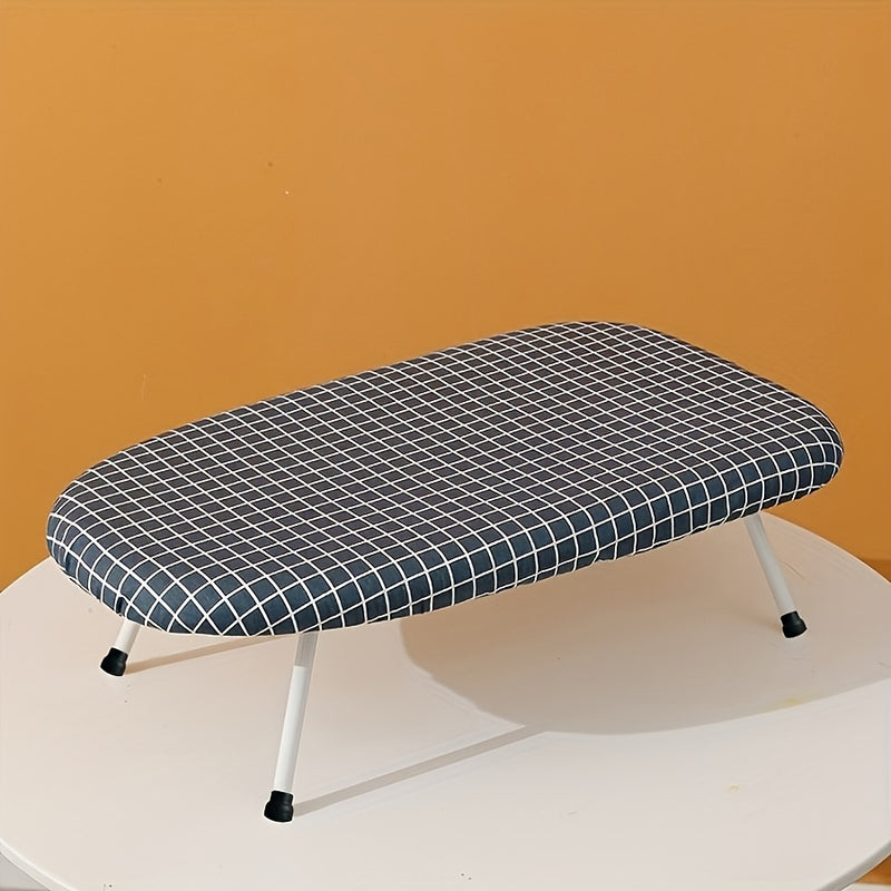 Portable Foldable Mini Ironing Board with Elegant Floral pattern - Lightweight Compact Ironing Board for Home, Travel, Apartments - Sturdy Construction, Space-Saving Design for Laundry, Clothes, Linens - Ideal for Small Spaces & On-the-Go Ironing, Home E