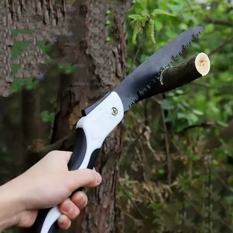 1pc Sierra Manual Plegable de Alta Resistencia - Mango Antideslizante, Hoja Plegable para Portabilidad - Sin Batería Necesaria, Ideal para Corte de Madera Profesional y DIY, Jardinería, Construcción - Estructura de Acero Duradero, Herramienta de Jardín,