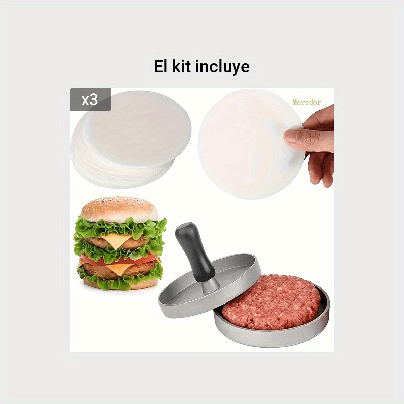 Hoja de Papel para Hornear Antiadherente Redonda de 12.5 cm Blanco 100 piezas Círculos Papel para Hamburguesas (4.72'') para Separar Hamburguesas, Galletas y Otros Alimentos Durante el Almacenamiento y Congelación, Utensilios de Cocina, Suministros de Co