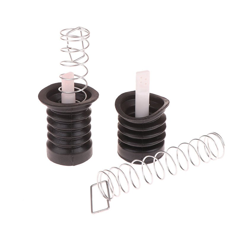 Tapa de goma universal para desagüe de lavadora, con almohadilla selladora y accesorios de resorte.