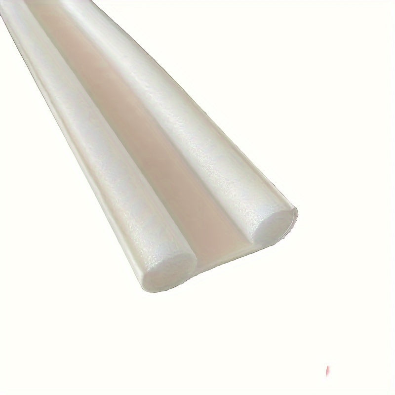 Sellador de puerta inferior PS: 30 mm/1,18 pulgadas x 55 mm/2,17 pulgadas x 105 mm/4,13 pulgadas - Adecuado para puertas delgadas - Sello de puerta insonorizado y resistente a la intemperie