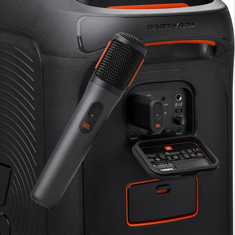 Para for jbl PartyBox Mic 2X, sistema de micrófono inalámbrico digital con batería recargable de 20 horas, voz clara y sonido nítido, WiFi estable 2.4GHz, compatible con todos los altavoces (negro), micrófono inalámbrico para fiestas, equipo de audio par