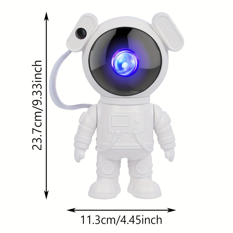 1 pieza de YETHKE Astronauta para proyector de estrellas de la galaxia con nebulosa, temporizador y control remoto - Espectáculo de luz RGB alimentado por USB para dormitorio, techo, fiestas - Regalo ideal para adultos, iluminación de fiestas, tema cósmi
