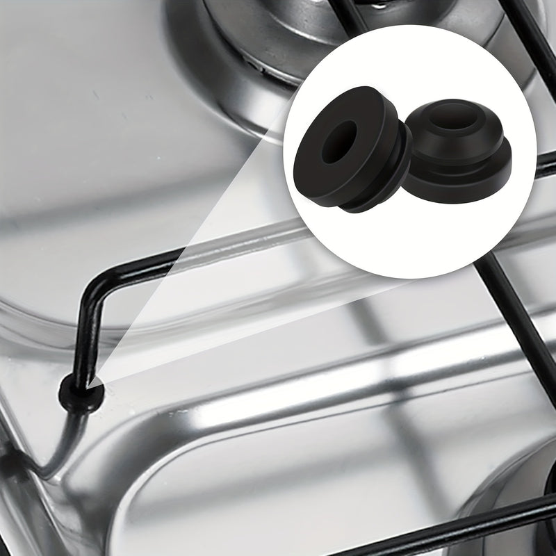 30 unidades de pies de silicona antióxido, compatibles con varillas de soporte de estufa Dometic, Smev, Thetford de 5 mm, accesorios para estufas de RV, contacto no alimentario, sin carga