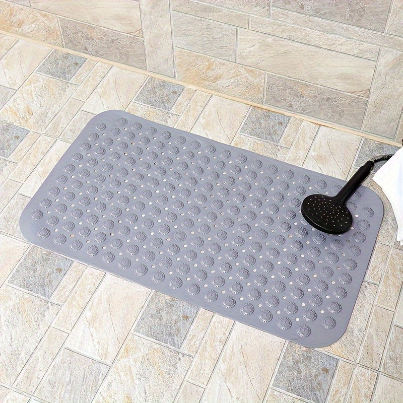 Tapete Antideslizante Para Baño, Tapete Antideslizante Para Pies En El Hogar Con Agujeros De Drenaje, Suministros De Baño