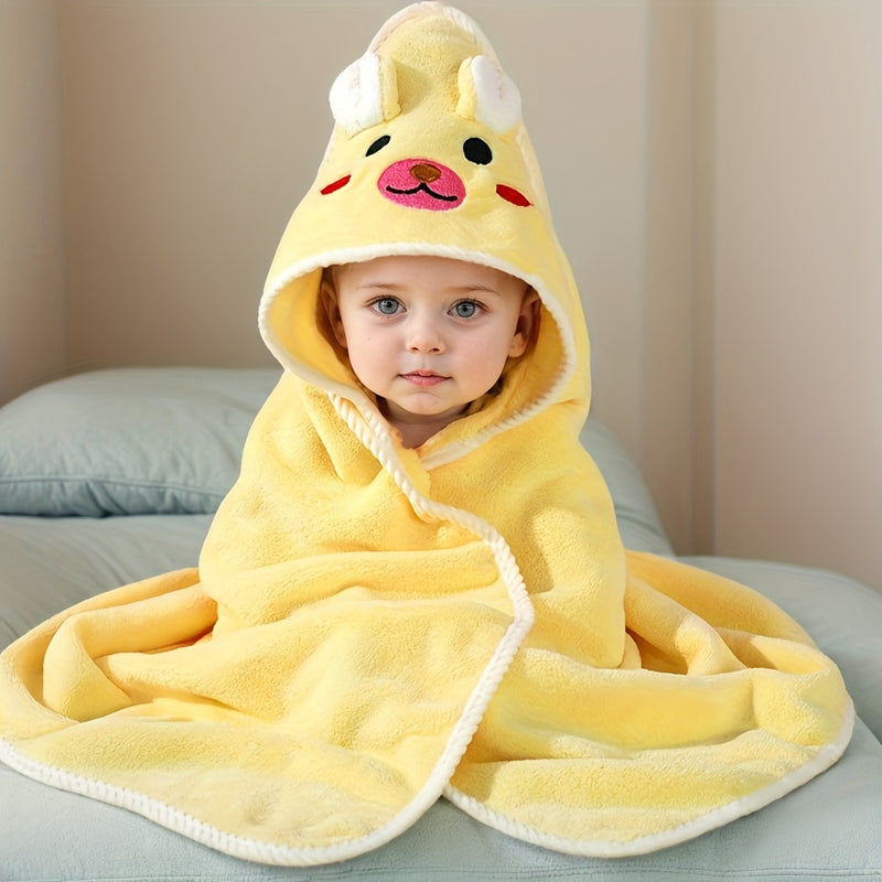 Toalla de Baño Adorable de Dibujos Animados para Niños - Suave, Absorbente y Cómoda - Perfecta para Duchas y Regalos
