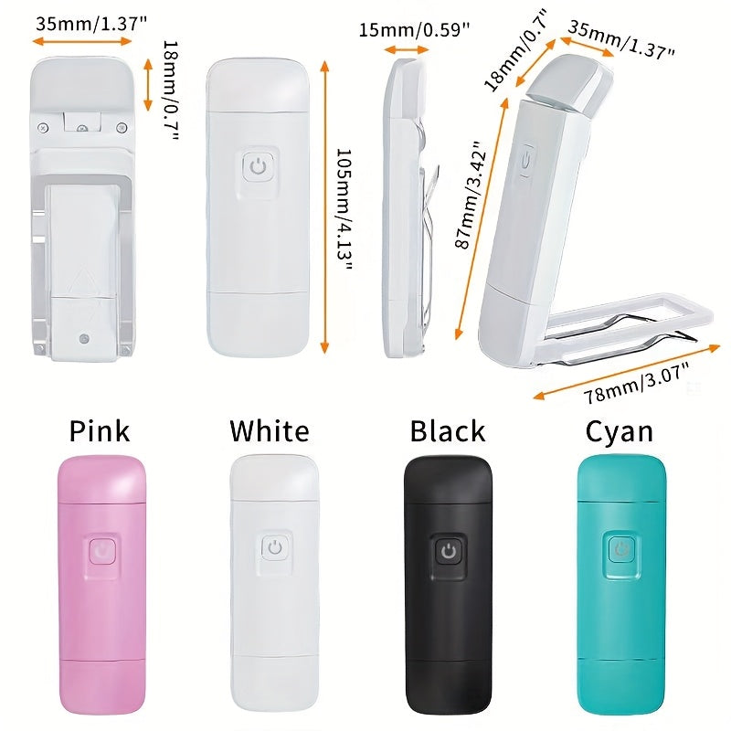 Linterna de Libro Recargable por USB con LED para Lectura, Protección Ocular y Portabilidad con Diseño de Clip
