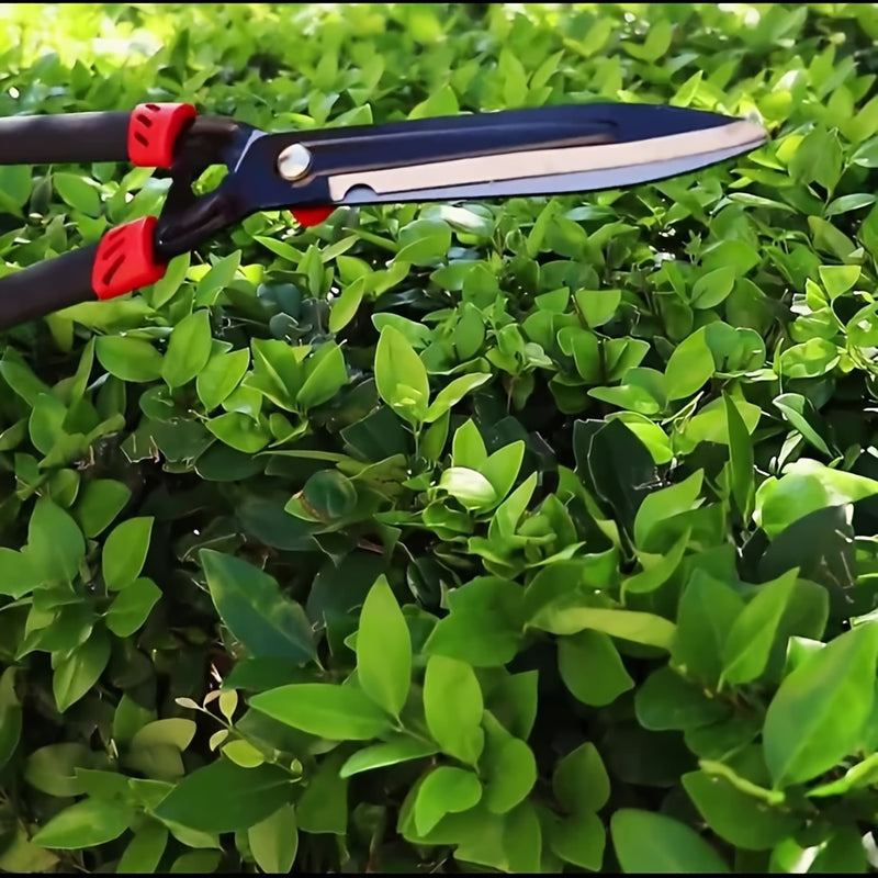 1 Cortaespines de jardín ergonómicos con mango de acero de alta resistencia - Cortaespines de metal duraderos para setos, árboles, césped y jardinería, diseño de dos manos, cuchilla afilada, no necesita electricidad, herramienta de jardín moderna, herram