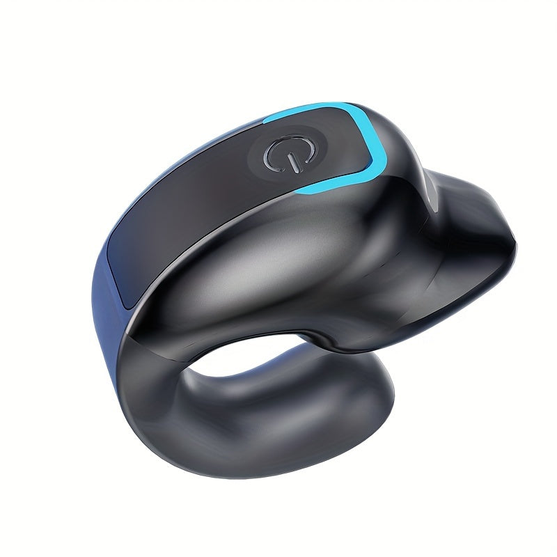 Auriculares inalámbricos con clip de larga duración, control universal de teléfono y cancelación de ruido de voz - Ideales para ejercicio y compatibles con todos los teléfonos inteligentes, diseño de clip seguro, llamadas, videos y reproducción de música