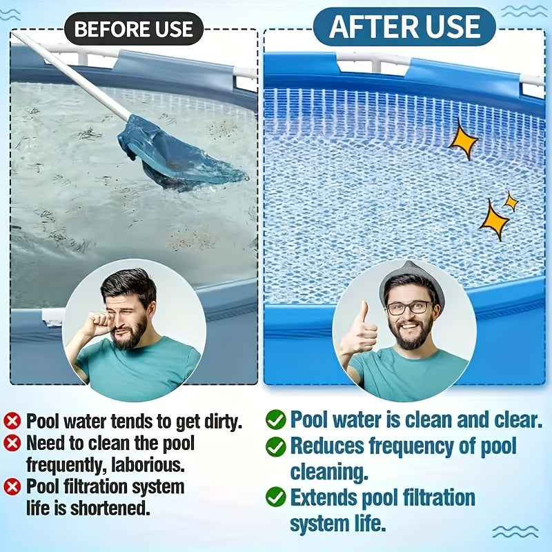 1pc Bañera Plegable Portátil Antideslizante de PVC para Pies, Diseño Moderno Azul, Ligera y Duradera, Ideal para Hogar y Viajes, Uso en Piscina o Casa, 4 Estaciones