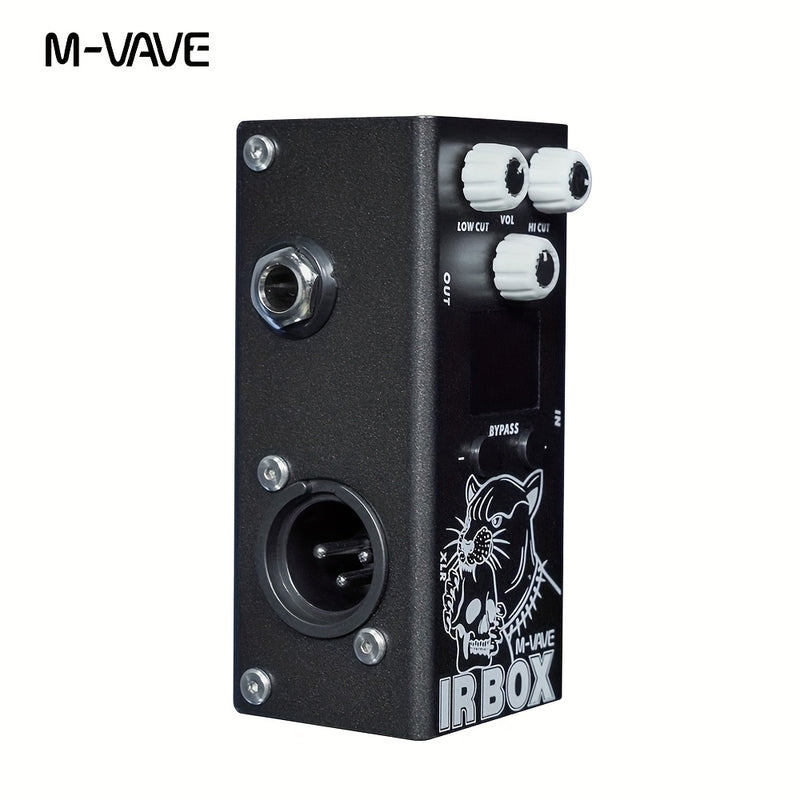 M-VAVE IR-BOX Guitarra Bajo Multi-Efectos 32 Opciones de Preset Disponibles Configuración de Aplicación de Teléfono, EQ de 9 Segmentos, como Efector de EQ Individual, Efecto de Guitarra