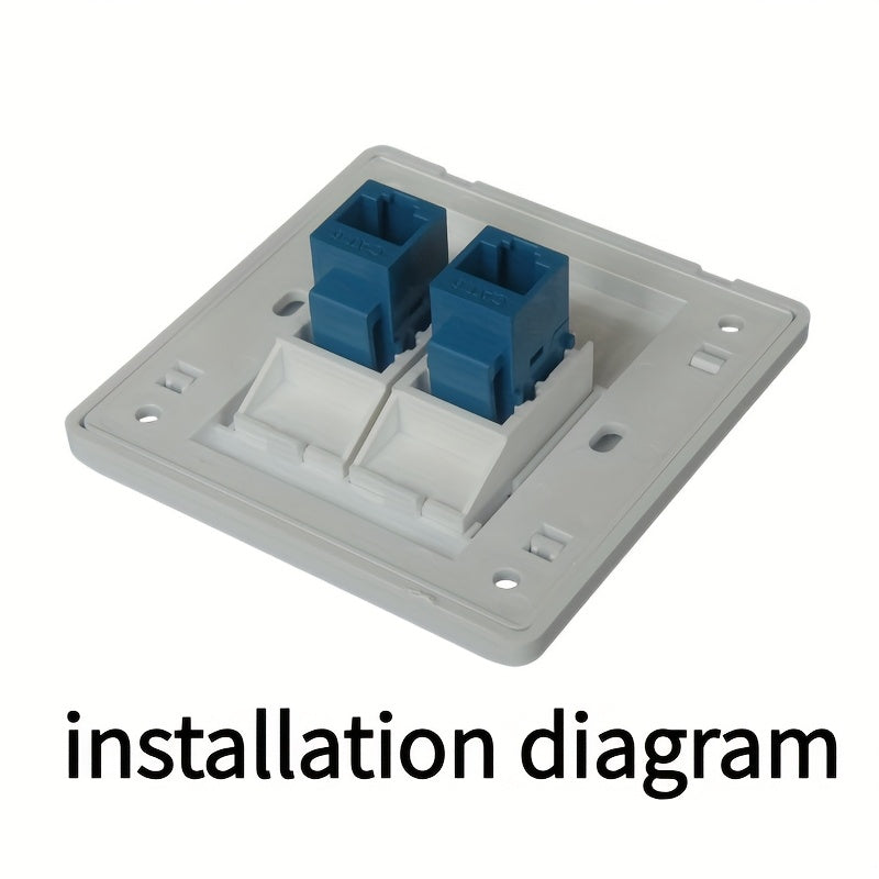 20 Piezas Adaptadores Ethernet RJ45 Azules CAT6 10Gbps, Macho a Macho Transferencia de Datos Alta Velocidad, Control por App Inteligente, Sin Necesidad de Fuente Externa para Computadoras, Smartphones, Tabletas, Uso en Hogar y Oficina, Conectividad Red,