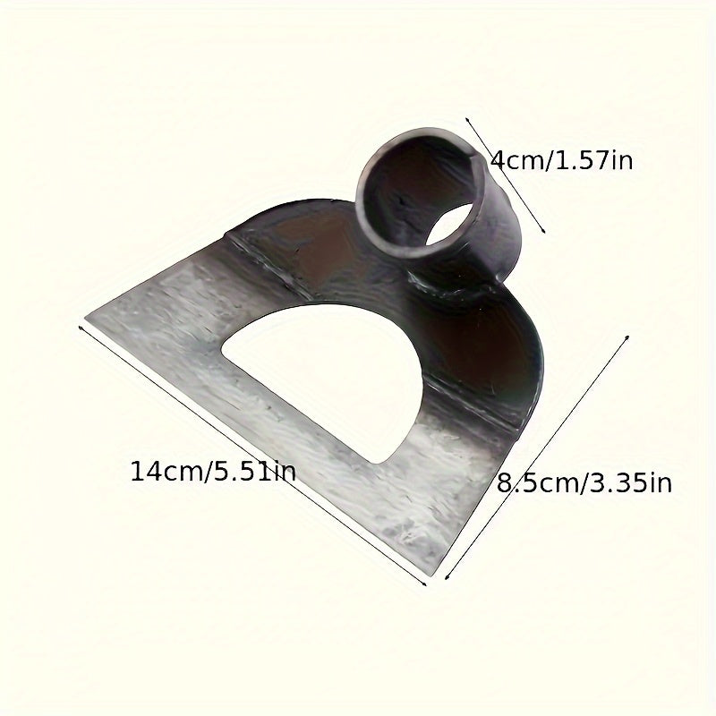 Azada de Acero al Manganeso Resistente - Punta Grande y Hueca con Diseño en Forma de Corazón para Penetración Eficiente del Suelo, Herramienta Robusta para Agricultura y Jardinería (Mango No Incluido), Desmalezado Manual, Mango Ergonómico, Equipo Durader