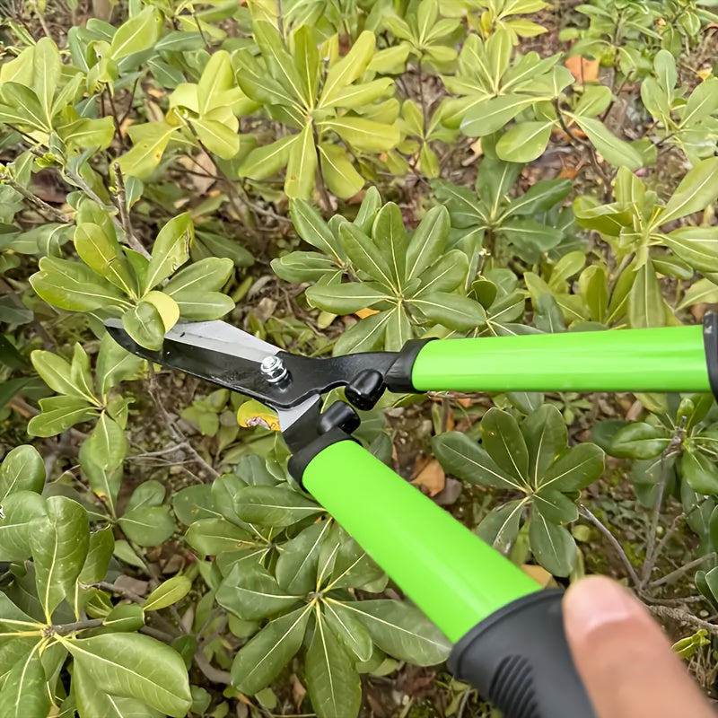 1 pieza de tijeras de poda de jardín de estilo clásico, hoja de acero al carbono SK5, cortadora de mano de metal duradera para arbustos y ramas gruesas, no necesita electricidad, cortadoras para jardín