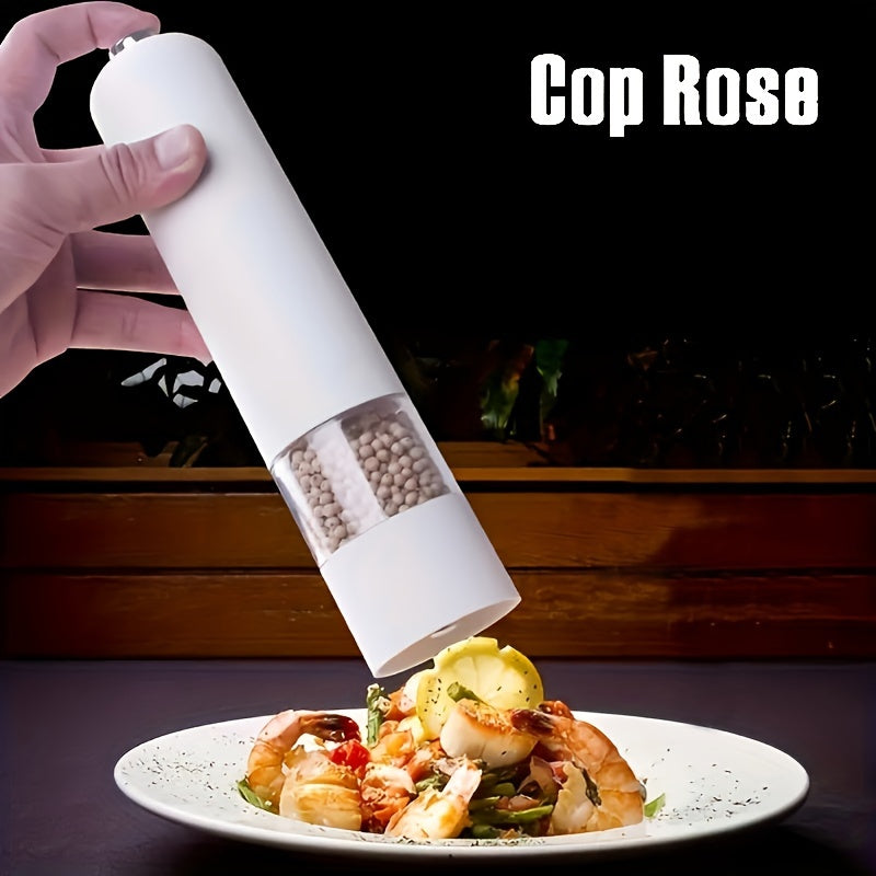 Molinillo De Sal Y Pimienta Eléctrico - Molinillo De Especias Automático Con Grosor Ajustable - ¡Perfecto Para Cocinar Y Barbacoas!