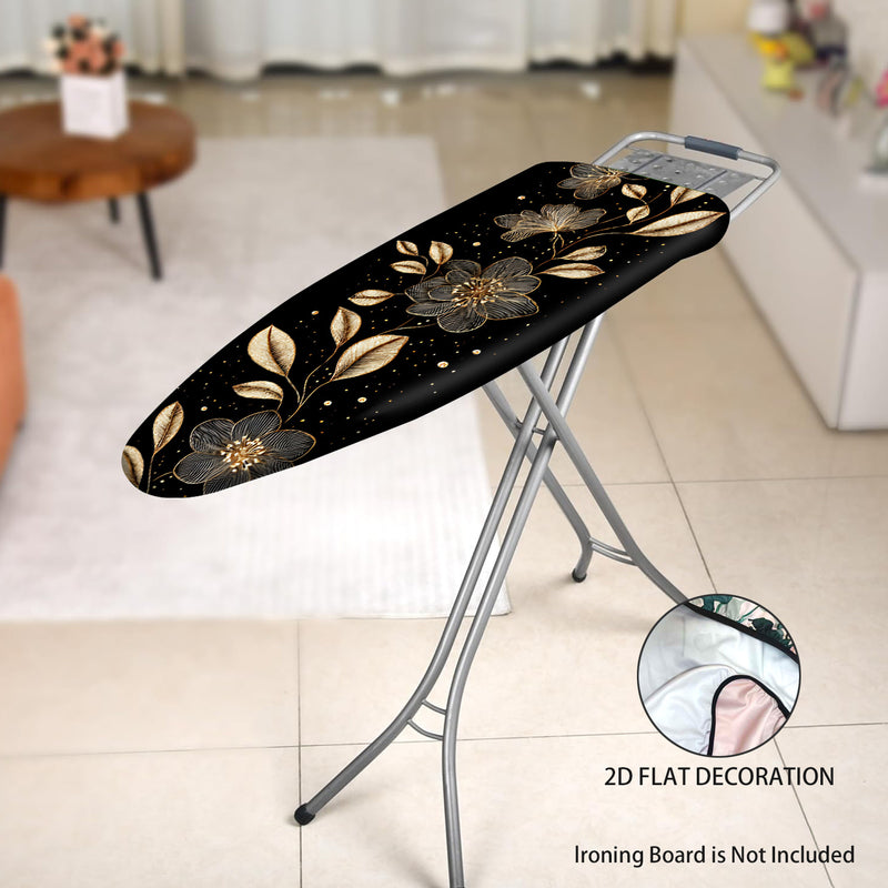 2D Plano, Funda de Tablero de Planchar 2D Plano, Funda de Polvo de Tablero de Planchar Lavable, Fácil de Instalar, Se Ajusta a la Mayoría de los Tamaños Estándar de Tablero de Planchar, Accesorios de Planchar, Decoración del Hogar de Verano y Otoño (Sin