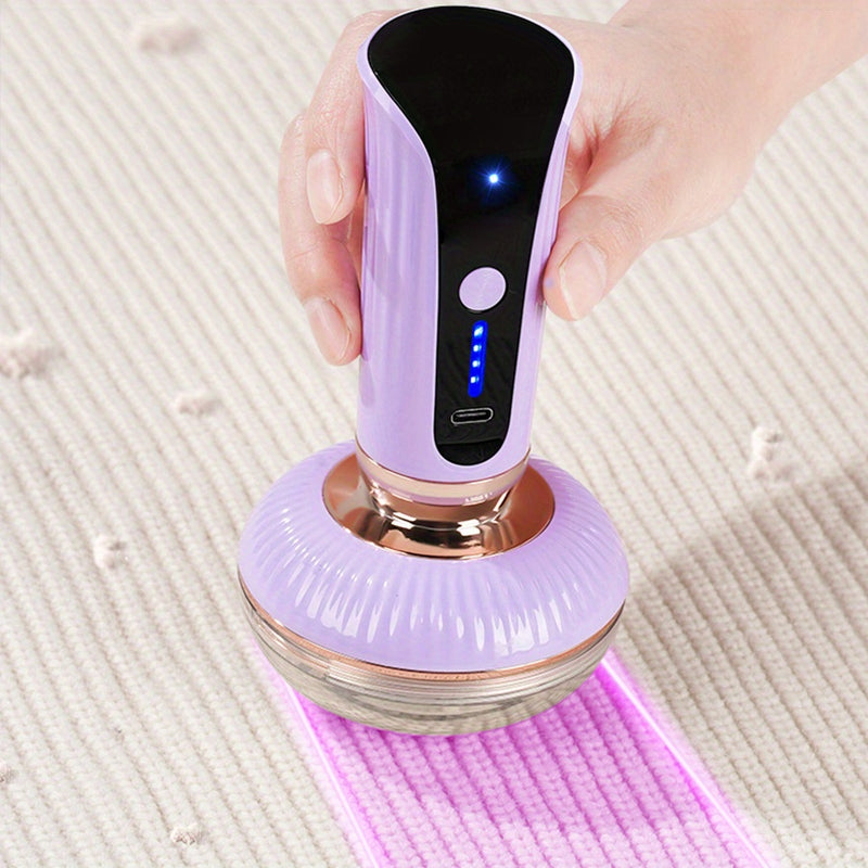 Eliminador de Pelusa y Afeitadora de Tela con Carga USB, Desenredante para Suéteres que Elimina el Vello de Ropa, Muebles, Suéteres, Sofás y Mantas