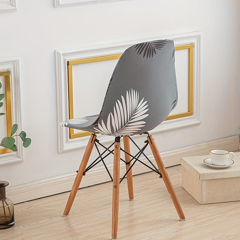 Juego de 2/4 Fundas Lavables para Sillas con Estampado, Cubre Sillas Elásticas Eames para Comedor