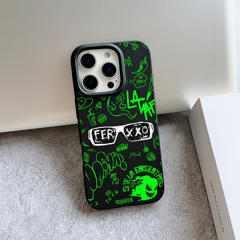 Estuche de teléfono compatible con Ferxxo para for iphone 16, 15, 14, 13, 12, 11 Pro Max, con agujeros grandes, acabado mate, absorción de impactos y cubierta posterior de TPU antideslizante.