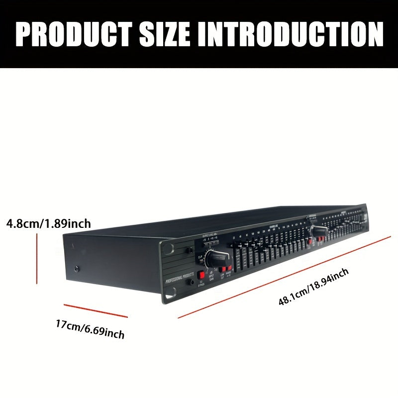 EQ215 Ecualizador De Audio Profesional Ecualizador Gráfico Estéreo