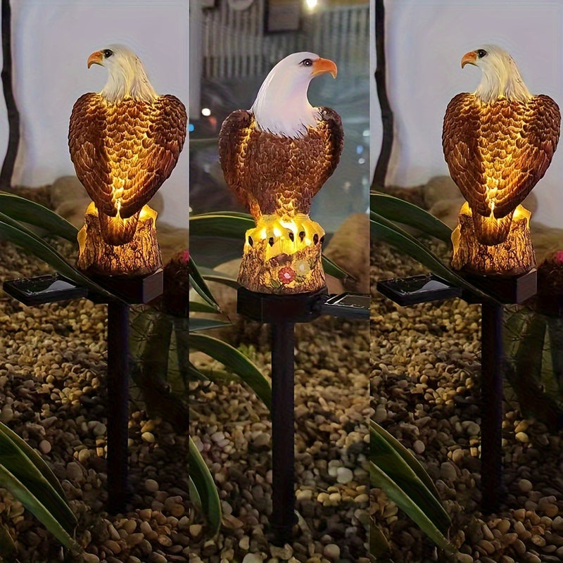 Lámpara Solera de Águila con LED para Iluminación Exterior Decorativa, Luces Solares para Jardín y Césped, Luzes para Patio, Jardín y Decoración Festiva